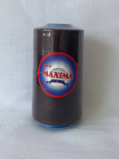 Швейные нитки MAXIMA 100% полиэстер NE 40/2, 5000 ярдов, тёмно-фиолетовые (код цвета 014) - Фото 1 Швейные нитки MAXIMA 100% полиэстер NE 40/2, 5000 ярдов, тёмно-фиолетовые (код цвета 014) - изображение 1