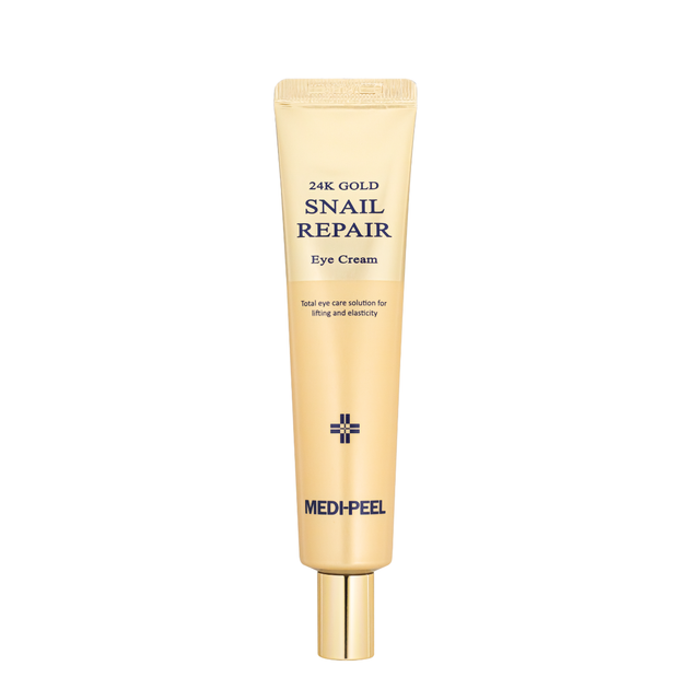 Крем для кожи вокруг глаз Medi-Peel 24k Gold Snail Repair Eye Cream с муцином улитки и золотом 40 мл - Фото 2 Крем для кожи вокруг глаз Medi-Peel 24k Gold Snail Repair Eye Cream с муцином улитки и золотом 40 мл - изображение 2