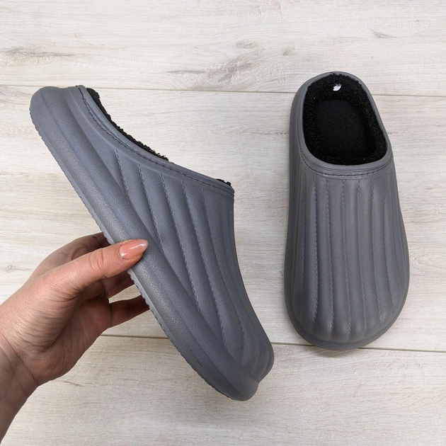 Галоши мужские пена утепленные Dago Style серые без задника 42р (26 см) 3517 - Фото 3 Галоши мужские пена утепленные Dago Style серые без задника 42р (26 см) 3517 - изображение 3