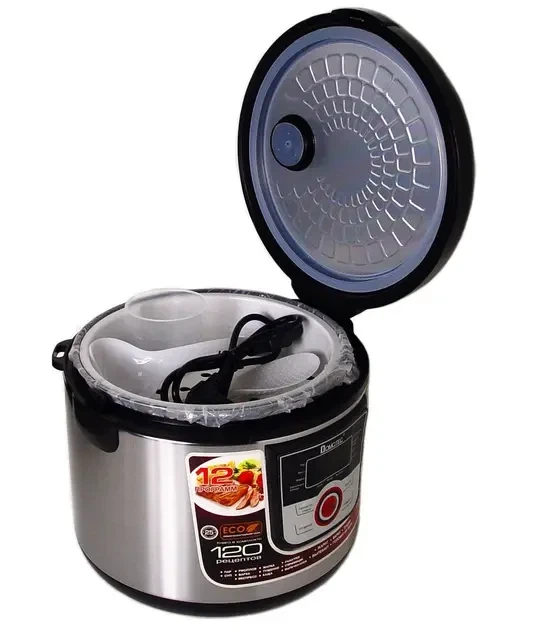 Мультиварка Domotec MS-7726 12 программ 5L 1500W Silver (3_06720) - изображение 4