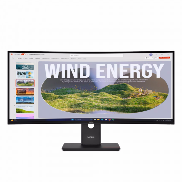 LENOVO 34" 21:9 va вигнутий рк монітор, 3440х1440, 120 Гц , 4 мс, hdr, 1xHDMI 2.1/1xDP 1.4/3xUSB 3.2/1xUSB-C t34wd-40 - Фото 1 LENOVO 34" 21:9 va вигнутий рк монітор, 3440х1440, 120 Гц , 4 мс, hdr, 1xHDMI 2.1/1xDP 1.4/3xUSB 3.2/1xUSB-C t34wd-40 - изображение 1