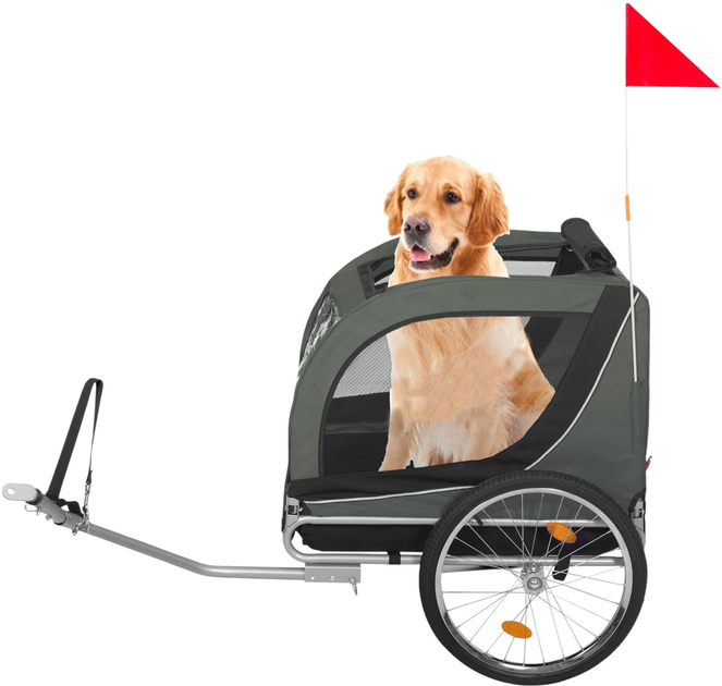 Przyczepka rowerowa dla psa Springos HA5259 (5907719476278) - obraz 3