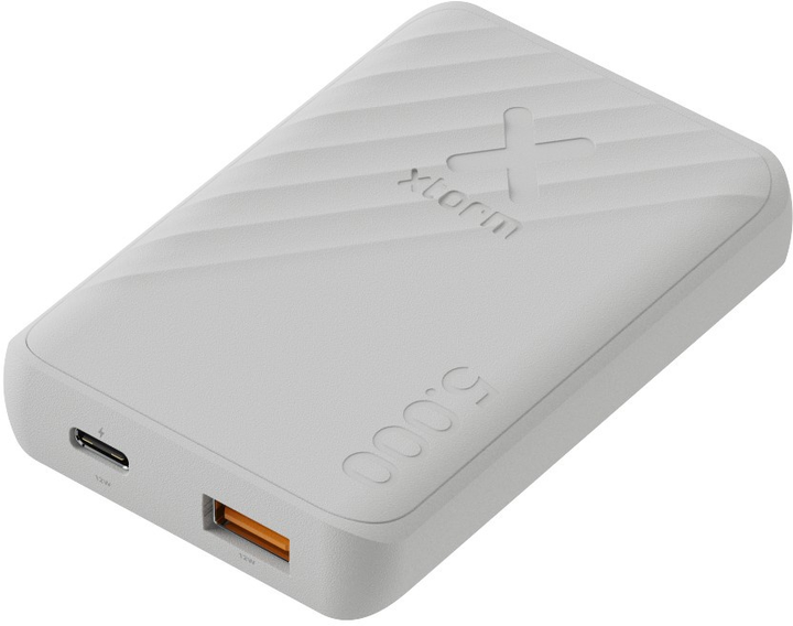 Powerbank Xtorm Go2 5000 mAh 12W FastCharge Ash White (8718182278200) - obraz 2