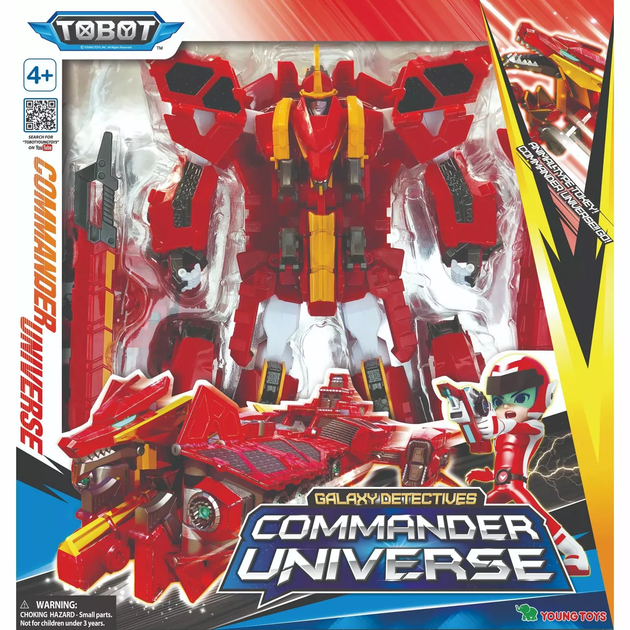 Фігурка-трансформер TOBOT Galaxy Detectives Commander Universe, 33 см (8801198010930) - зображення 1