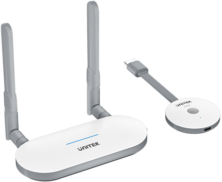Комплект подовжувача HDMI-сигналу Unitek 50 м White (V1183A01) - зображення 1