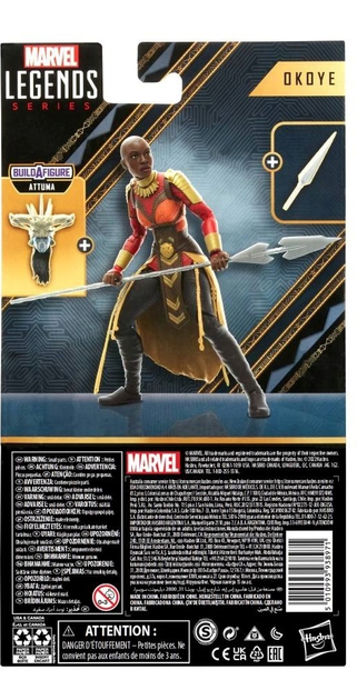 Figurka Hasbro Legends Black Panther Wakanda Forever 15 cm Okoye F3677 (5010993938971) - obraz 10