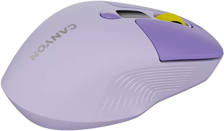 Миша Canyon MW-26 LCD Silent Wireless/Bluetooth Violet (CNS-CMSW26V) - зображення 5