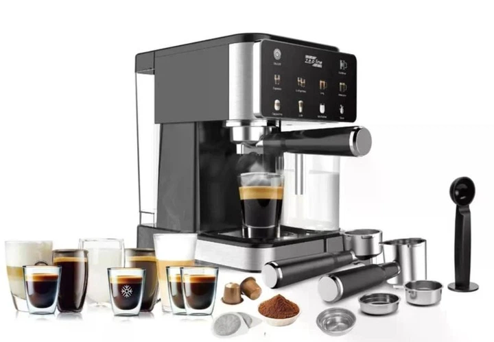 Кавомашина Zepline ZP-6806 (3000 Вт, 20 Bar, сенсорна, 8 напоїв