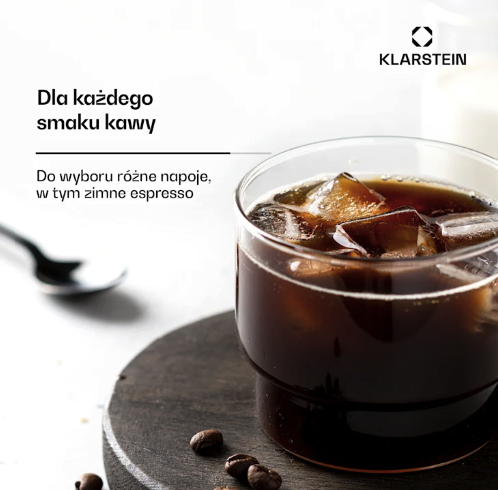 Кофемашина Klarstein SteelPresso Slim 1350 Вт, 20 бар, с сенсорным экраном, капучинатором и функцией эспрессо - изображение 6