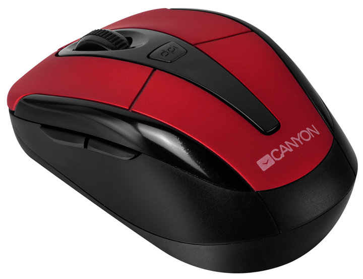 Mysz Canyon MSO-W6 Wireless Black/Red (CNR-MSOW06R) - obraz 2