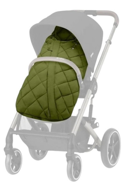 Śpiworek zimowy do wózka Cybex Snogga Nature Oliwkowy 522002847 (4063846331017) - obraz 3