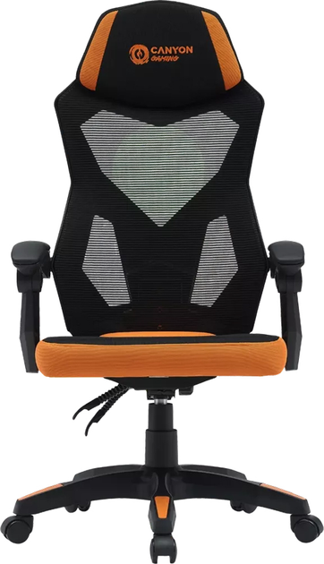 Крісло геймерське Canyon Wave MCH02 Mesh Black-Orange (CNE-MCH02) - зображення 1