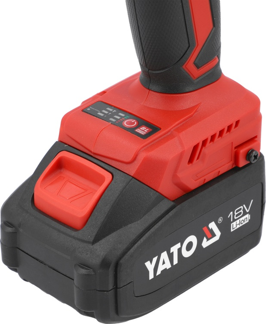 Гайковерт ударний акумуляторний YATO безщітковий 18 В 1/2'' 800Нм 4 Ah (YT-8277935) - зображення 6