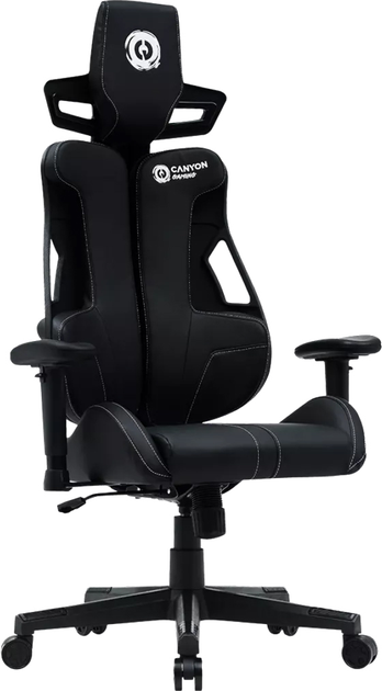 Fotel gamingowy Canyon Morphos ABCH01 Black (CNS-ABCH01BW) - obraz 2