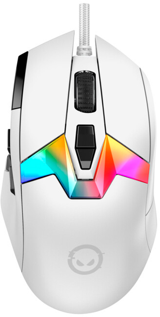 Mysz Lorgar MSP80 Wired Gaming Mouse Pro USB White (LRG-MSP80-WH) - obraz 1