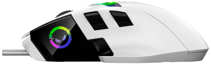 Mysz Lorgar MSP80 Wired Gaming Mouse Pro USB White (LRG-MSP80-WH) - obraz 3