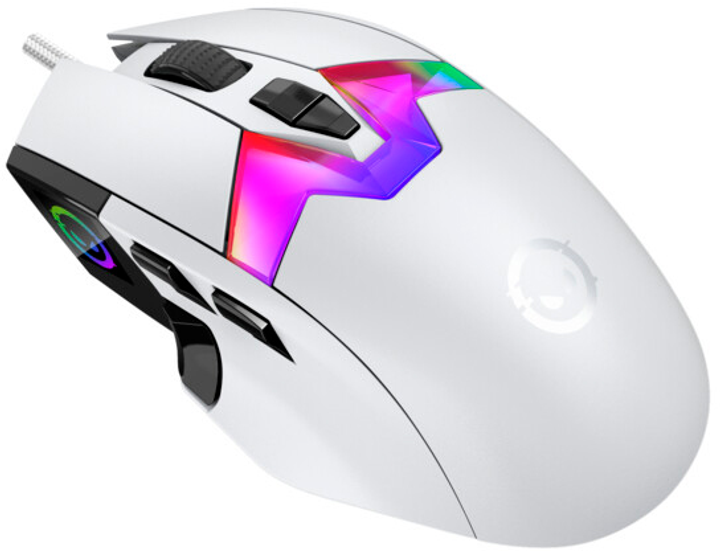 Mysz Lorgar MSP80 Wired Gaming Mouse Pro USB White (LRG-MSP80-WH) - obraz 7