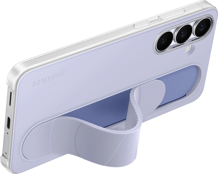 Etui plecki Samsung Standing Grip Case do Samsung Galaxy S25 FE Light Blue (EF-GS731CLEGWW) - obraz 4