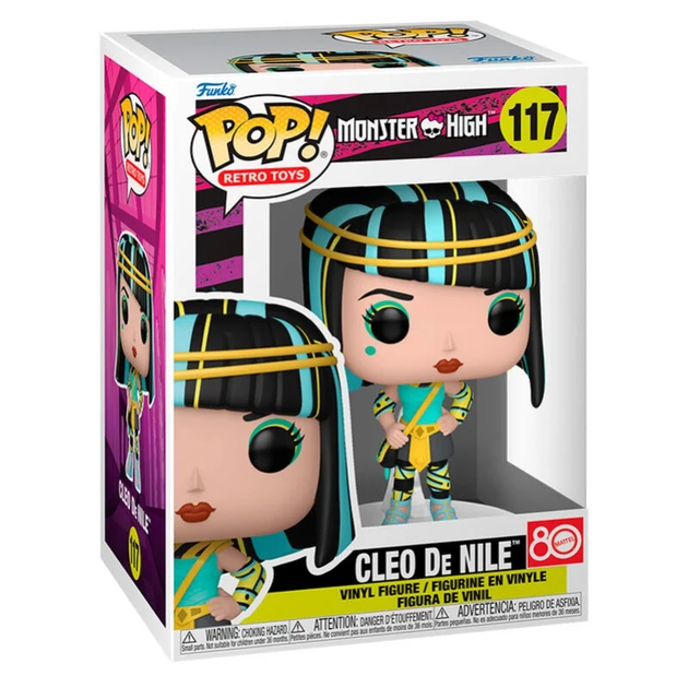 Фигурка Funko Pop Monster High Клео Де Найл 10 см (BA6889D6E357) - Фото 3 Фигурка Funko Pop Monster High Клео Де Найл 10 см (BA6889D6E357) - изображение 3