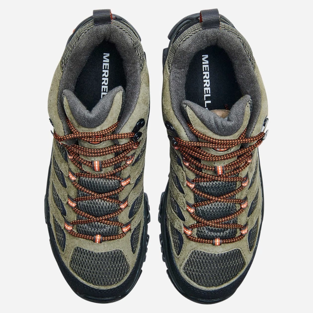 Чоловічі черевики для трекінгу з Gore-tex Merrell Moab 3 Mid GTX J035791 46.5 (11.5UK) 30 см Оливкові (194713933950) - зображення 3