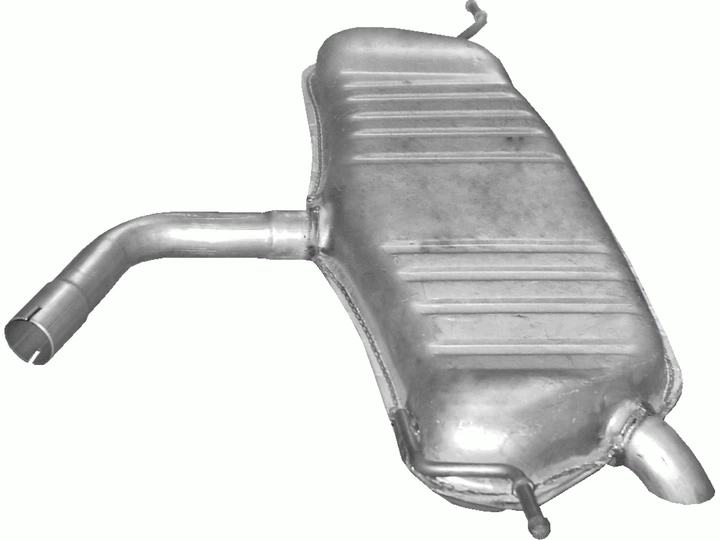 Глушитель Фольксваген Туран (Volkswagen Touran) 1.6 03-08 (30.154) Polmostrow - изображение 2