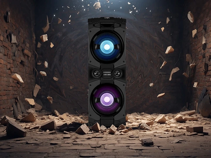Акустическая система SVEN PS-1500 Party Speaker System 500Вт Bluetooth TWS Караоке FM-радио Черная SV-022020 - изображение 2