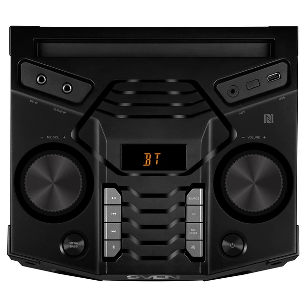 Акустическая система SVEN PS-1500 Party Speaker System 500Вт Bluetooth TWS Караоке FM-радио Черная SV-022020 - изображение 5