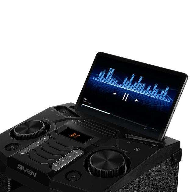Акустическая система SVEN PS-1500 Party Speaker System 500Вт Bluetooth TWS Караоке FM-радио Черная SV-022020 - изображение 6