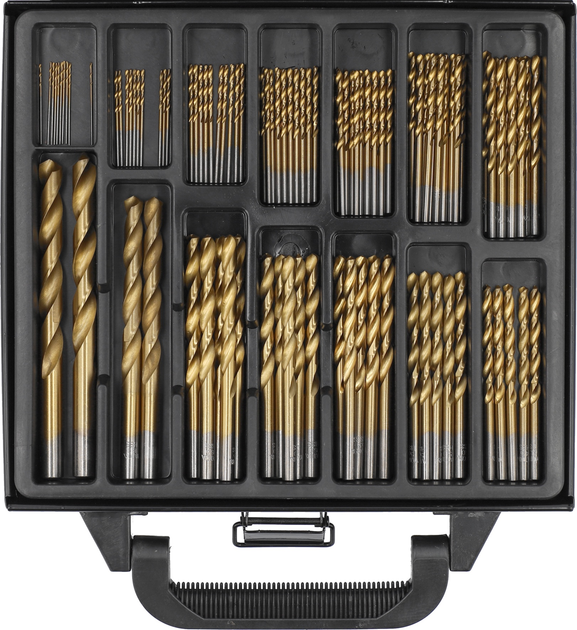 Zestaw wierteł do metalu Yato YT-44591 1-10 mm 99 szt (5906083113222) - obraz 1