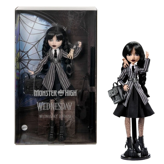 Кукла Monster High Wednesday Addams HXJ04 – игрушки с доставкой от