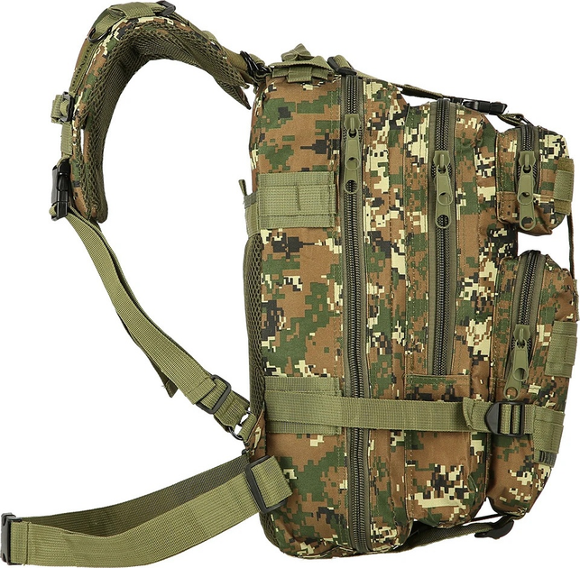 Туристичний рюкзак Nils Camp CBT7204 Solid Defender Зелений (5907695597318) - зображення 2