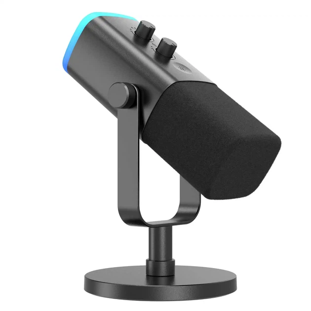 Fifine AM8 Black (Dynamic, USB/XLR) – Динамический микрофон для профессиональной записи и стриминга - изображение 4