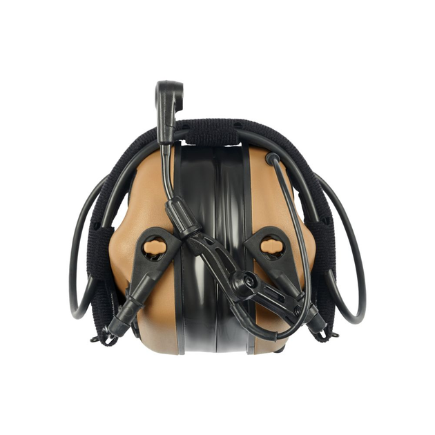 Активные защитные наушники Earmor M32 PLUS с микрофоном, 22 дБ, 2×AAA, Coyote (M32PLUS-CB) - изображение 2