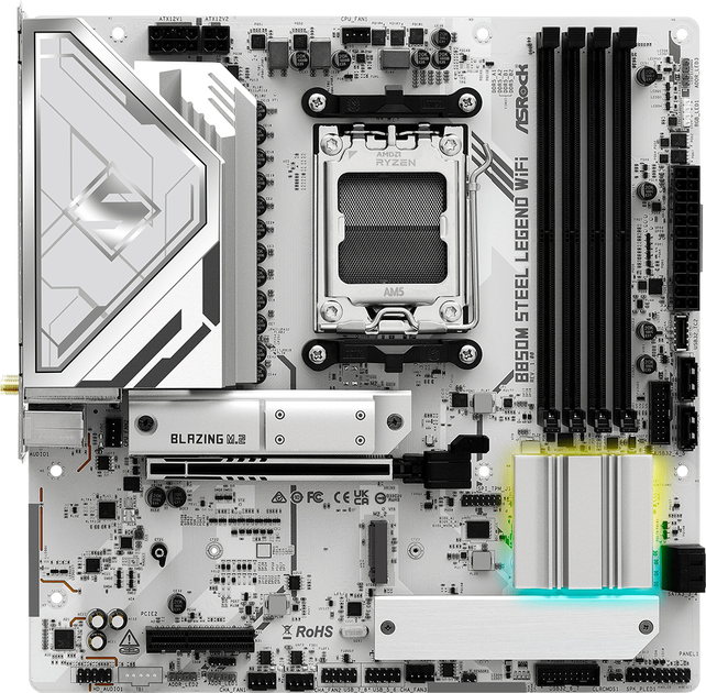 Материнська плата ASRock B850M Steel Legend Wi-Fi (sAM5, AMD B850, PCI-Ex16) - зображення 1