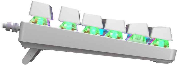 Klawiatura przewodowa Cougar Ultimus EX RGB USB White (CGR-WM1MW-ULE) - obraz 7