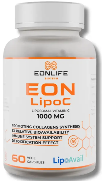 Дієтична добавка EONLIFE Ліпосомальний вітамін С 1000 mg 60 капсул (5907317002312) - зображення 2