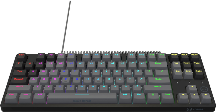 Klawiatura przewodowa Lorgar Azar 514 TKL RGB USB Black (LRG-GK514TKL-BK-US) - obraz 6