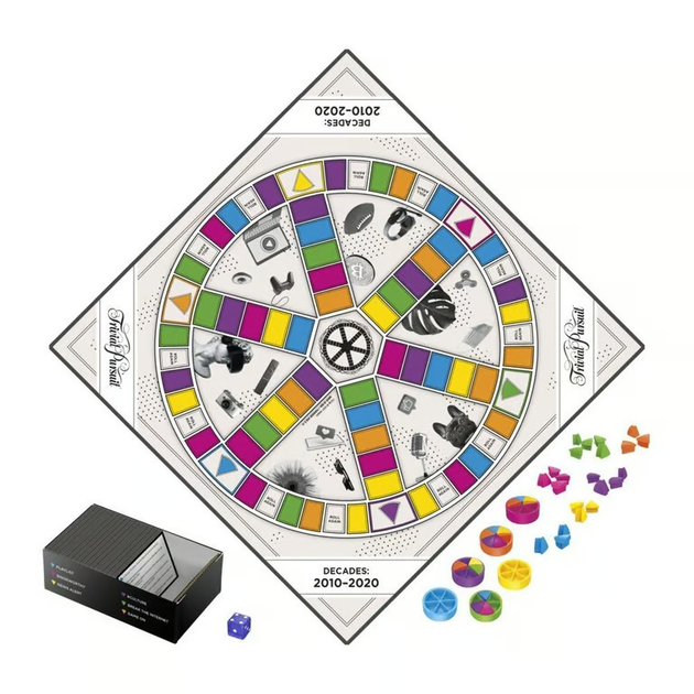 Gra planszowa Hasbro Astar TRIVIAL PURSUIT Decade 2010–2020 (w języku fińskim) F2706FIN (5010993900435) - obraz 4