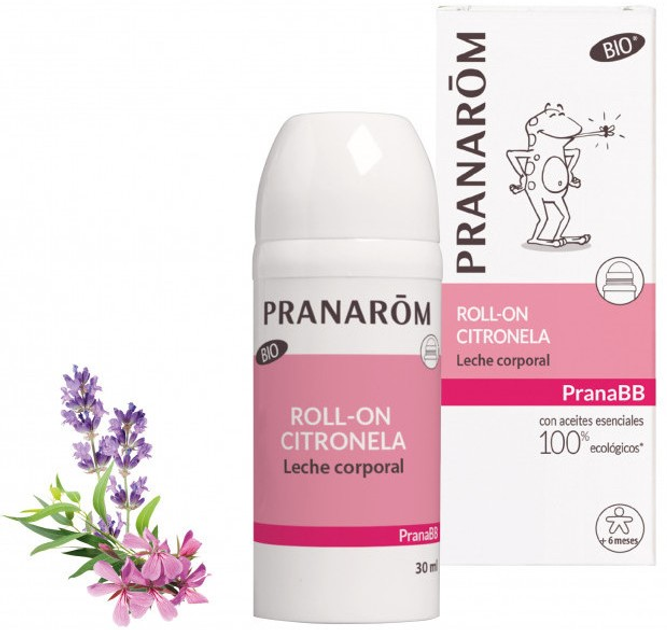 Репелент у кульці Pranarom Bio Baby Roll-On Citronella 30 мл (5420008519109) - зображення 2