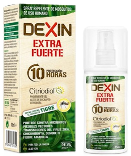 Spray na komary Dexin Extra Strong 75 ml (8436540335708) - obraz 1