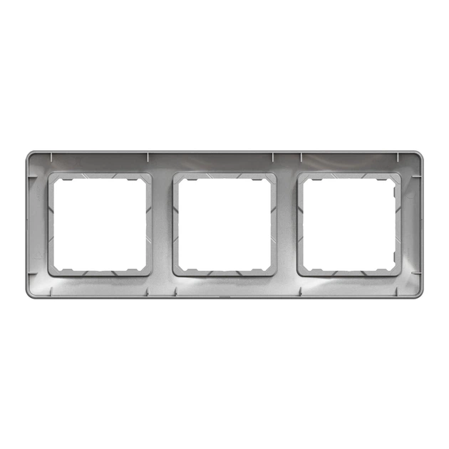 Рамка Schneider Electric Sedna Design трёхместная алюминий SDD313803 - изображение 8