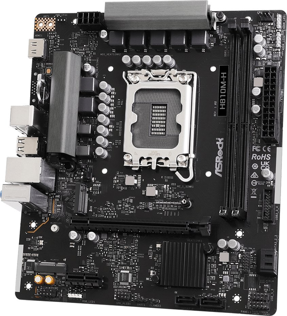 Płyta główna ASRock H810M-H WiFi (LGA1851, H810, PCI-Ex16) - obraz 3