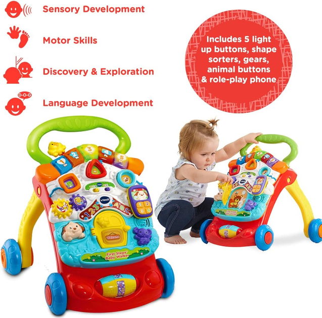 Ходунки VTech Baby First Steps Walker (505603) (3417765056031) - зображення 8