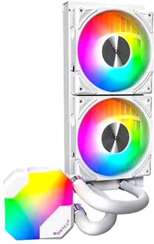 Chłodzenie wodne Montech HyperFlow ARGB 240 White (HYPERFLOW ARGB 240 (W)) - obraz 2