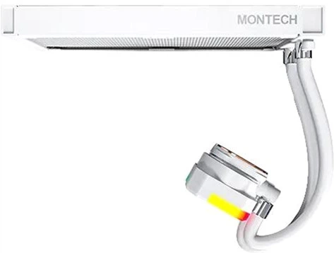 Chłodzenie wodne Montech HyperFlow ARGB 240 White (HYPERFLOW ARGB 240 (W)) - obraz 4