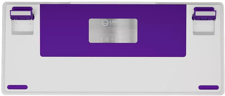 Klawiatura bezprzewodowa Lorgar RGB USB/Wireless White (LRG-KBP7075W-WH-US) - obraz 8