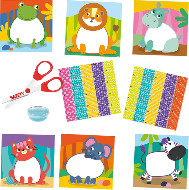 Zestaw kreatywny SES Creative z serii Montessori Wycinaj ze zwierzątkami (8710341140618) - Zdjęcie 2 Zestaw kreatywny SES Creative z serii Montessori Wycinaj ze zwierzątkami (8710341140618) - obraz 2