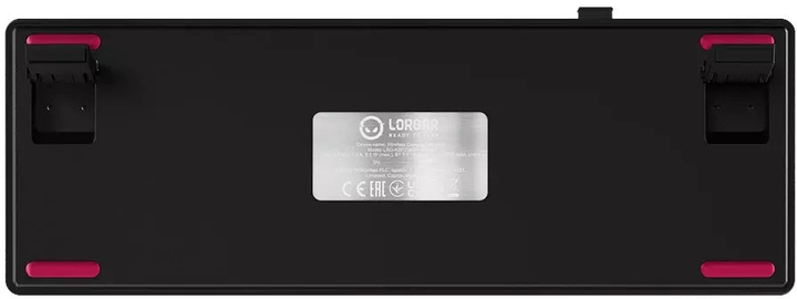 Klawiatura bezprzewodowa Lorgar RGB USB/Wireless Black (LRG-KBP70MW-BK-US) - obraz 9