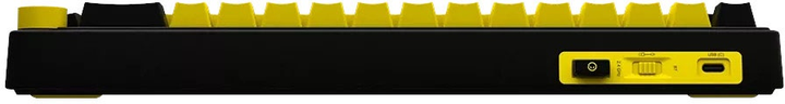 Klawiatura bezprzewodowa Lorgar RGB USB/Wireless Yellow (LRG-KBP70MW-YL-US) - obraz 6