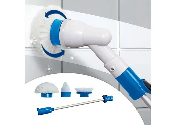 Електрична акумуляторна щітка для прибирання Electric Spin Scrubber 5 в 1 7.4V 2600 мАг - зображення 2